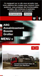 Mobile Screenshot of abg-assainissement.fr